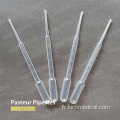 Pipettes de pasteur en plastique 3 ML Utilisation du laboratoire